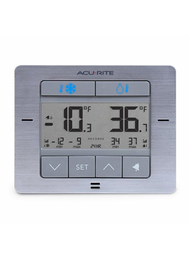 Acurite Digital Wireless Fridge and Freezer Thermometer with Alarm, Max/Min Temperature for Home and Restaurants (00515M) 4.25" x 3.75" - Image 5
