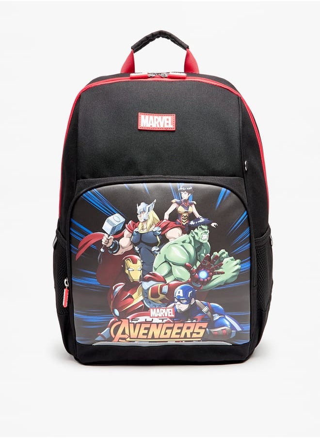 Boys Avengers Print Backpack with Adjustable Straps and Zip Closure - pzsku/Z4BB0B3186F5CEC86F126Z/45/_/1739286010/26957eab-cc6e-42b4-a970-42546a64d3fb