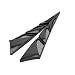 Opuweiy 2 PCS Hood Air Vents for Car Hood Scoop Air Intake Trim Shark Spoiler Modification Sticker Universal Car Accessories Exterior Black - Image 2