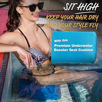 STAR SPLASH Hot Tub Booster Seat 15 x 12 x 5 Inches Hot Tub Pillow with NonSlip Micro Dot Bottom and 6 Weighted Sections Quick Dry Bath Accessories for Indoor or Outdoor Spa - Image 5