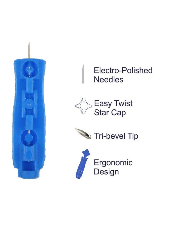 كونترول_دي شرائط دائرية مريحة (زرقاء) - عبوة من 100 قطعة - Image 4