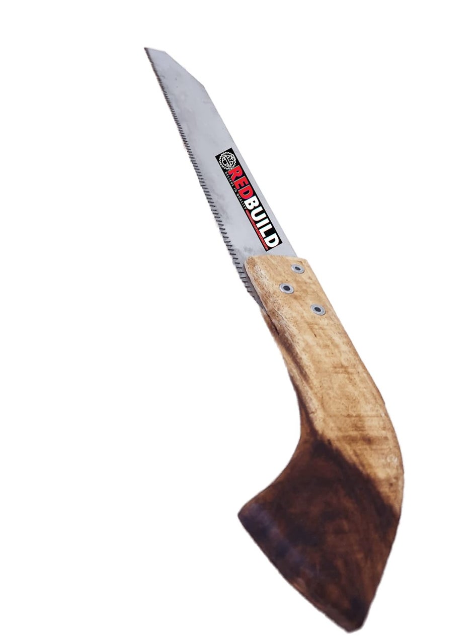 REDBUILD REDBUILD Pruning Saw For Wood Cutting Wooden Handle Aari Wood Cutter Cutting Saw  - Image 1