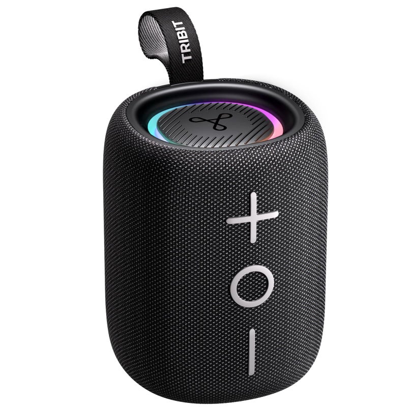 Tribit StormBox Mini Portable Bluetooth Speaker 12W Wireless Speaker with 360Surround Sound 12H Playtime Custom EQ BT54 IPX7 Waterproof RGB Lights TypeC TWS AACSBC HomeOutdoorTravel - Image 2