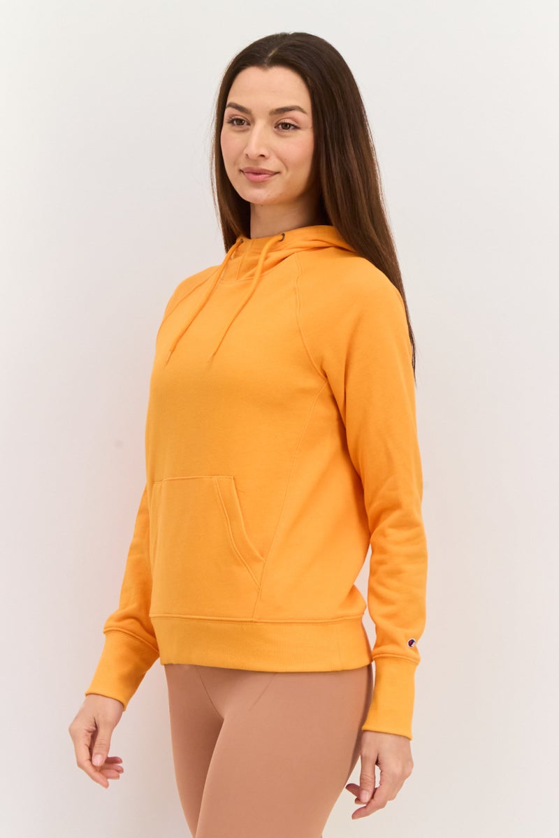 Champion Women Sportswear Fit Long Sleeves Training Sweatshirt, Orange - Image 2