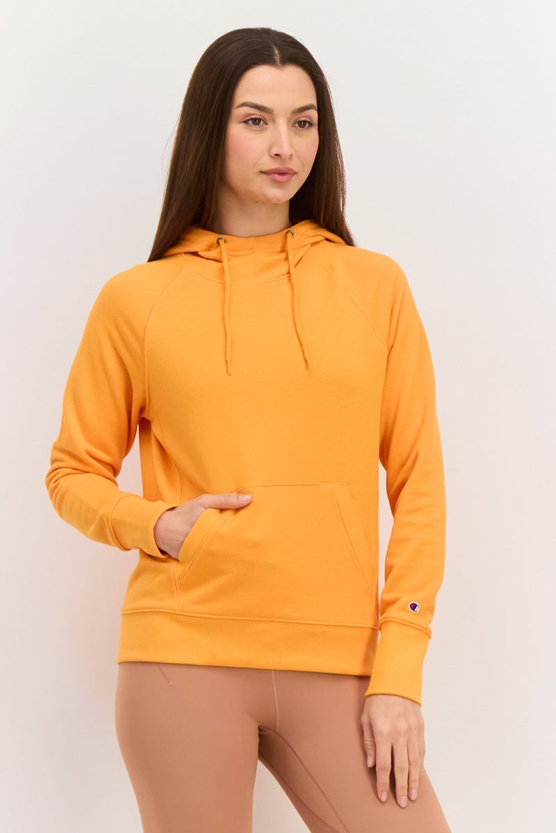 Champion Women Sportswear Fit Long Sleeves Training Sweatshirt, Orange - Image 1
