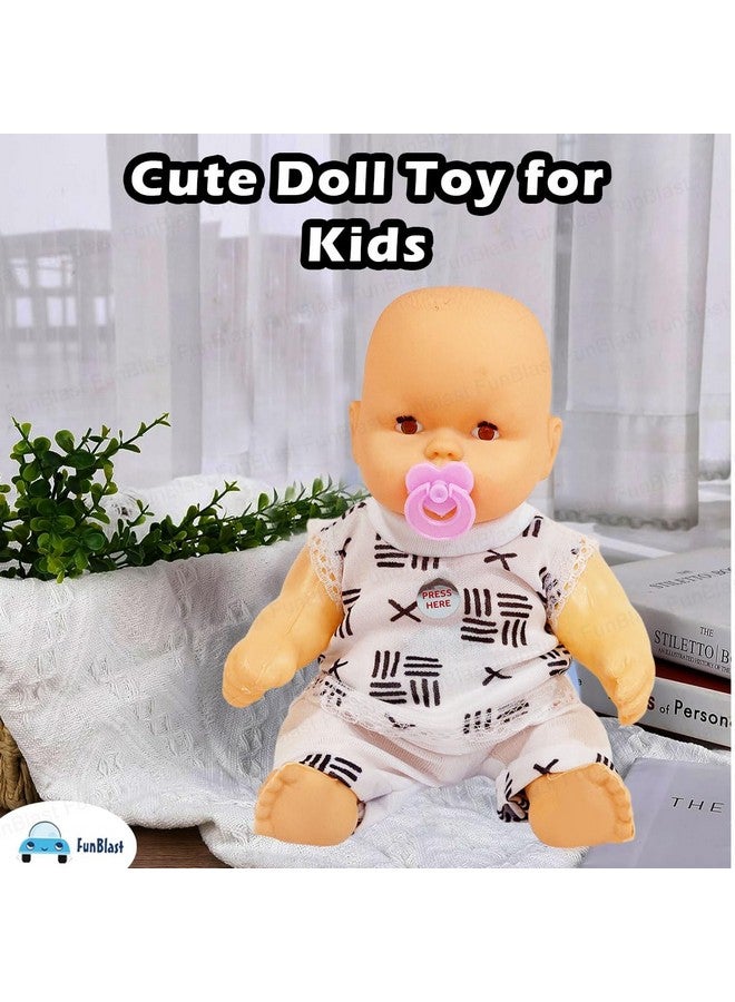 FunBlast Doll for Kids - Boy Doll for Kids, Musical Doll for Girls, Doll with Touch Sensors with Sound, Musical Doll for 3+ Year Old Boys & Girls, Boy Doll with Dress (White) - Image 4