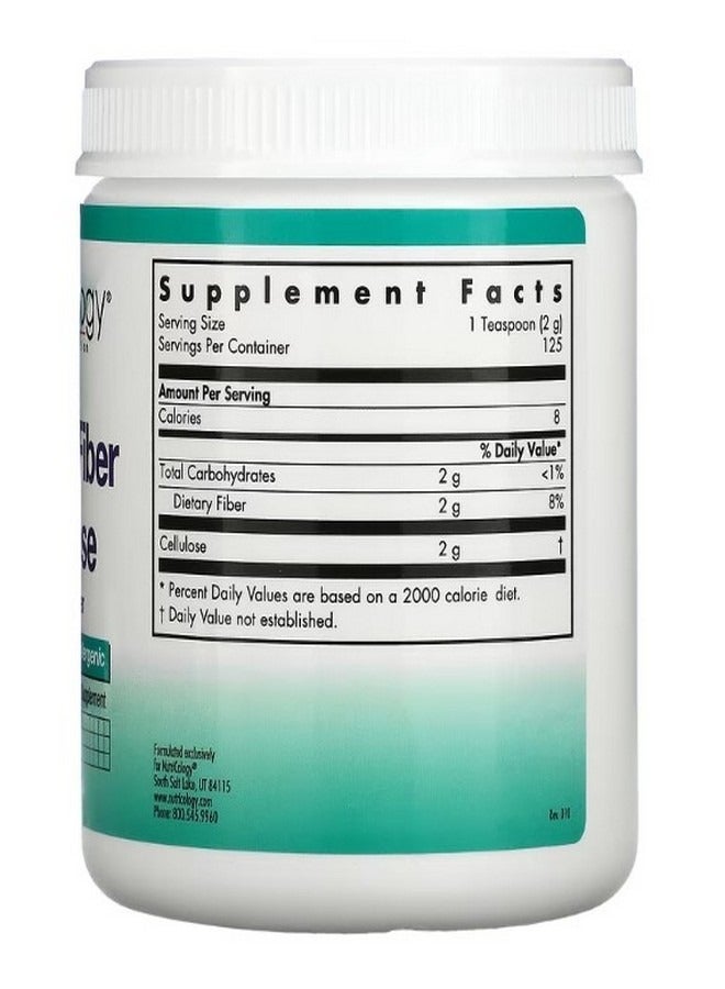 نوتريكولوجي Dietary Fiber Cellulose 8.8 oz 250 g - Image 2