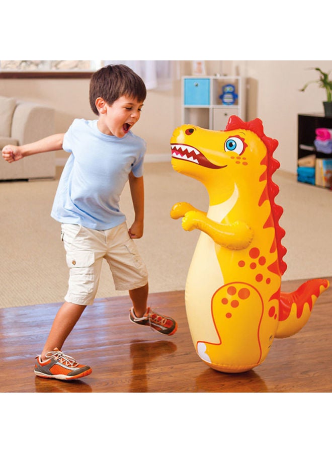 Inflatable Tumbler Toy Sandbag Baby Large Boys And Girls Children Children Boxing Toys Years Old-Color:Flash Tumbler Send Pump - Image 2