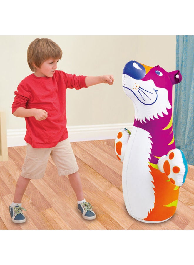 Inflatable Tumbler Toy Sandbag Baby Large Boys And Girls Children Children Boxing Toys Years Old-Color:Flash Tumbler Send Pump - Image 4
