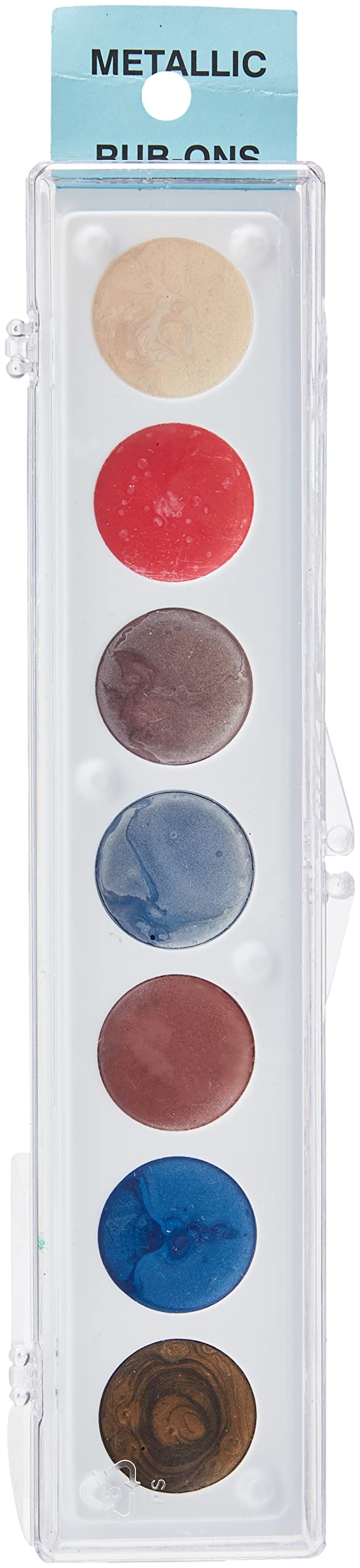 CrafT Metallic RubOn Paint Palette 7 ColorsKit 3