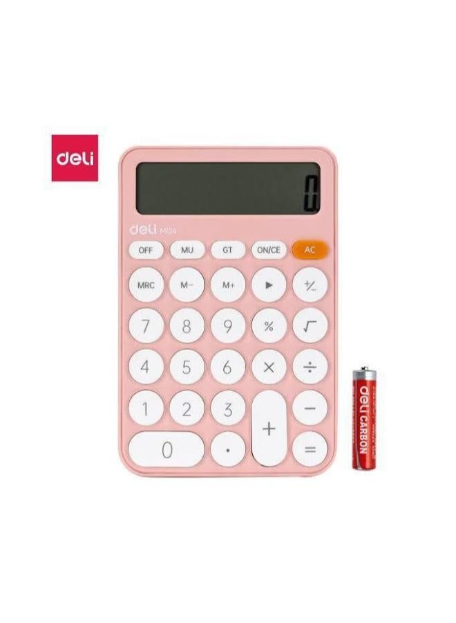 Deli Calculator M124 – Pink