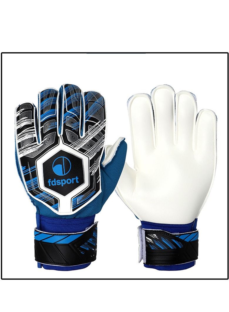 fdsport Finger Guard Goalkeeper Gloves Blue - Image 1
