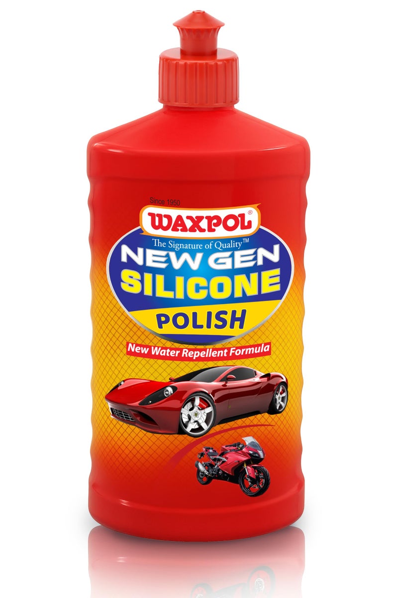 Waxpol New Generation Multi-Purpose Car & Bike Liquid Polish With advanced water-repellent formula For Cars, Two Wheelers, Appliances & Furniture 1L - Image 1