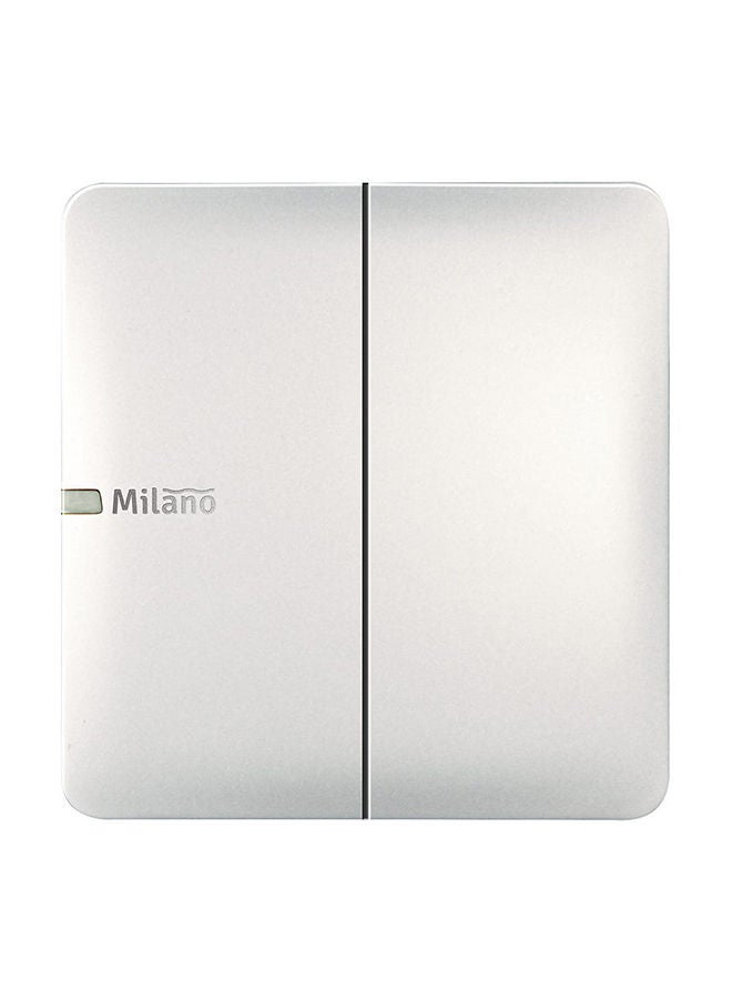 DANUBE HOME Danube Home - Milano 10A 2 Gang 1 Way Switch Wh Ps - Image 2