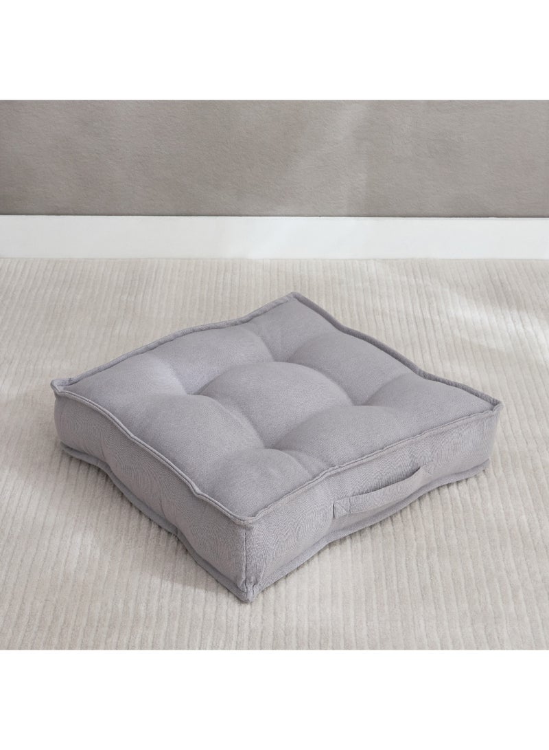 Home Box Atlanta Ezra Ribbed Floor Cushion 48 x 10 x 48 cm  - Image 1