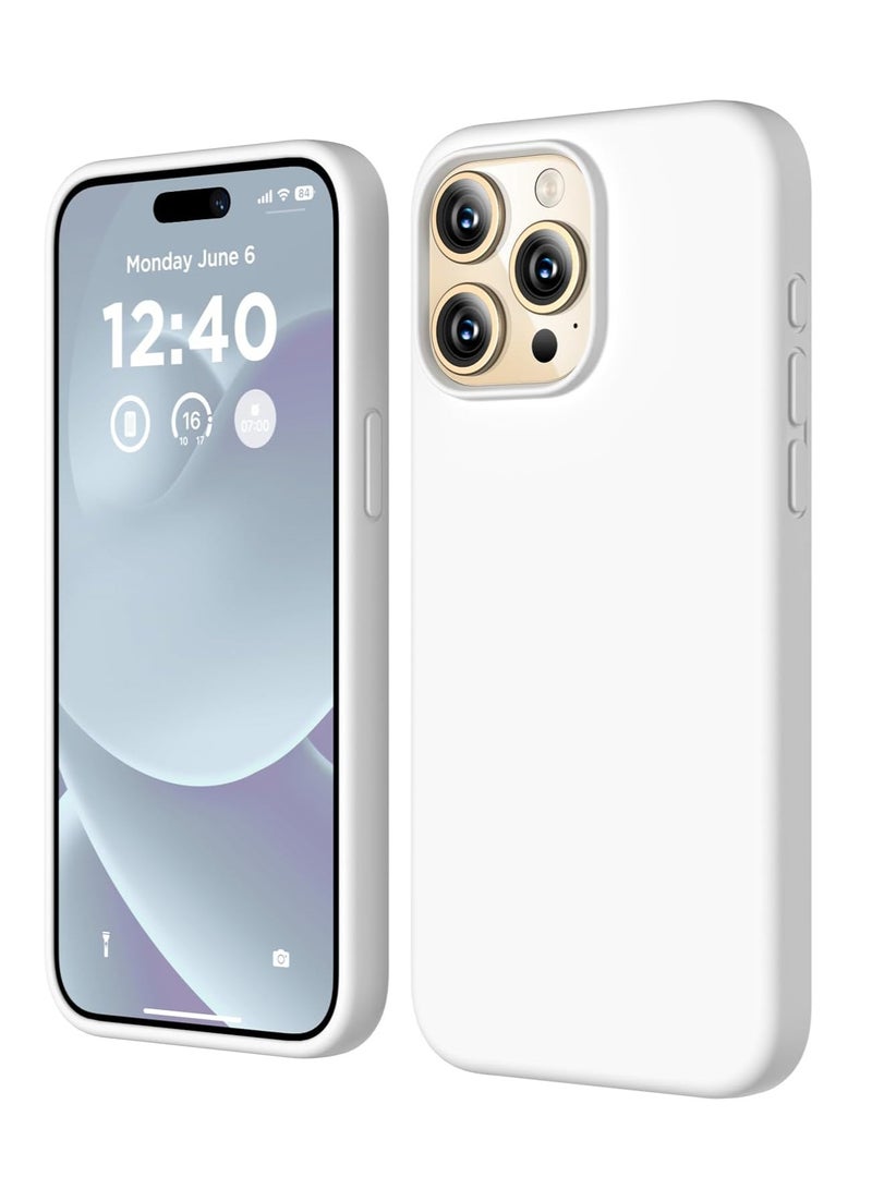 BORTONY iPhone 15 Pro Case Liquid Silicone Anti Scratch Anti Fingerprint Soft Silky Touch Shockproof Protective Cover for Apple iPhone 15 Pro - Image 1