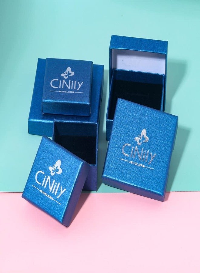 CiNily 3 Pairs Stud Earrings Set,14k White Gold Plated White Opal Studs Hypoallergenic Stainless Steel Rainbow Cubic Zircon Stud Earrings CZ Diamond Earrings for Women Men for Sensitive Ears - Image 5