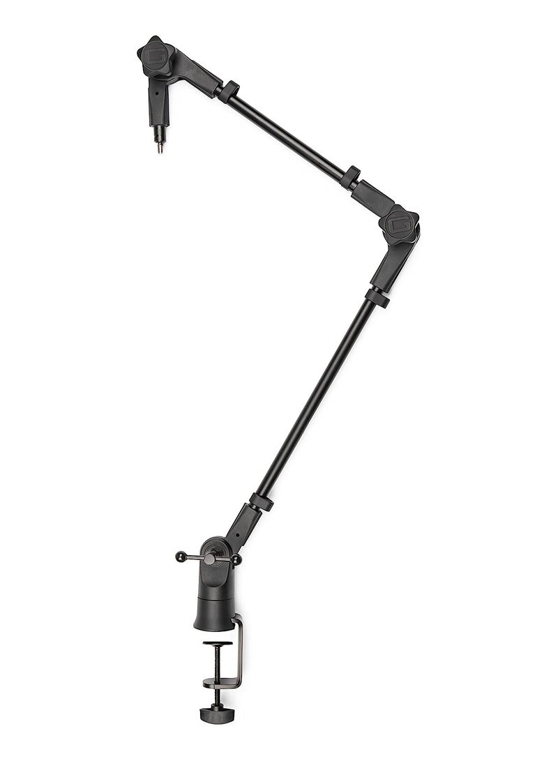 Slim Profile Desktop Mic Stand Boom Arm For Broadcasts Podcasts Content Creation Live Streaming & Similar Applications - Image 2