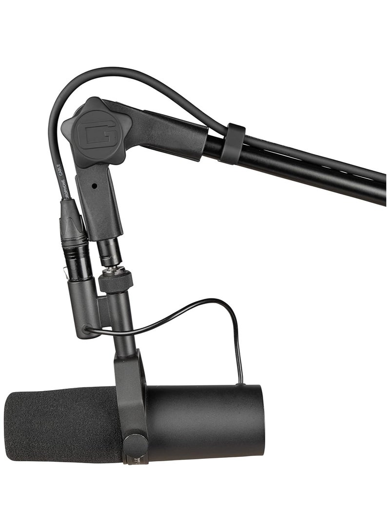 Slim Profile Desktop Mic Stand Boom Arm For Broadcasts Podcasts Content Creation Live Streaming & Similar Applications - Image 3