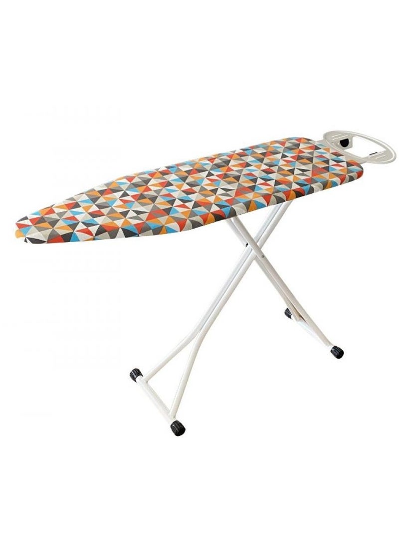 Alissa - Folding Ironing Board Ironing Table Iron Table With Adjustable Height and Space Saving Design Household Foldable Laundry Rack Lightweight With Heat Resistant Cover and Thicken Felt Pad 13 Inches 140*35cm - Image 1