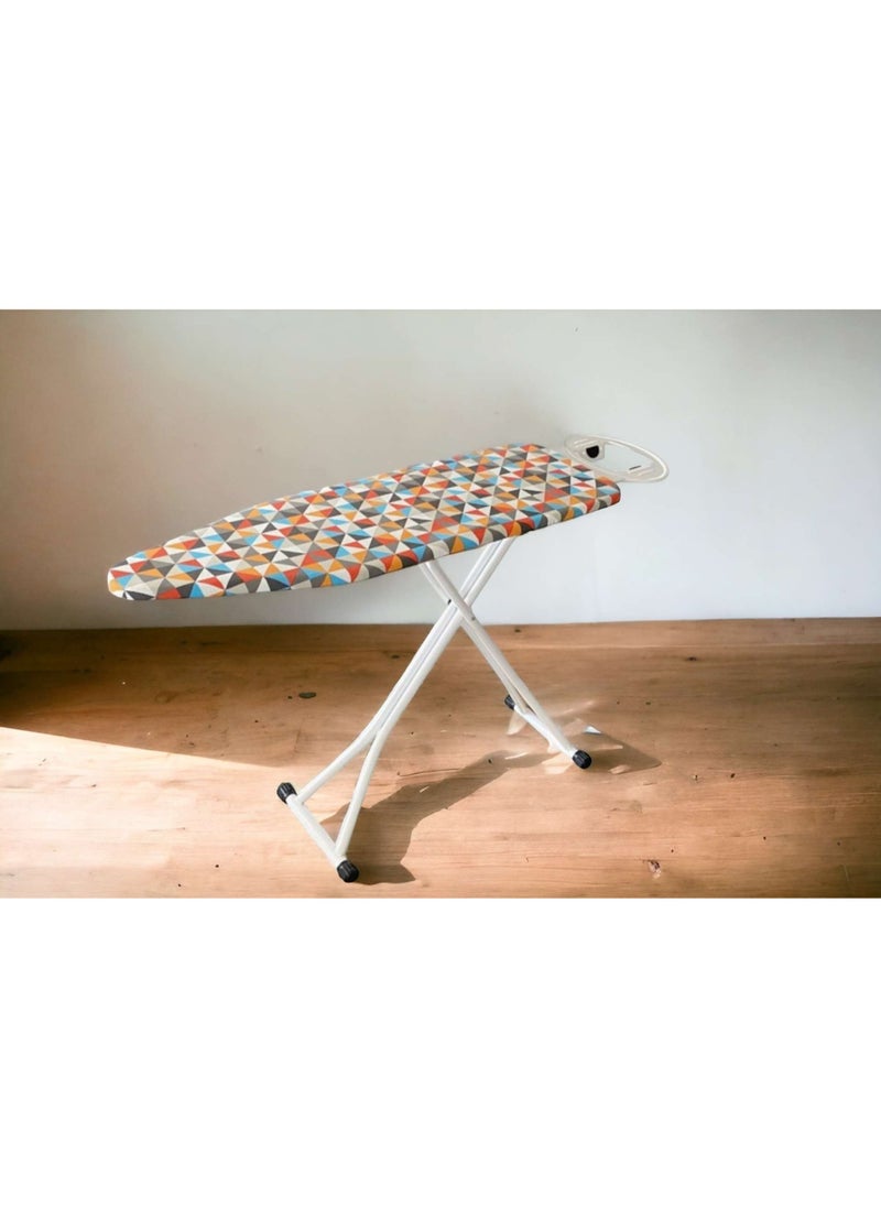 Alissa - Folding Ironing Board Ironing Table Iron Table With Adjustable Height and Space Saving Design Household Foldable Laundry Rack Lightweight With Heat Resistant Cover and Thicken Felt Pad 13 Inches 140*35cm - Image 1