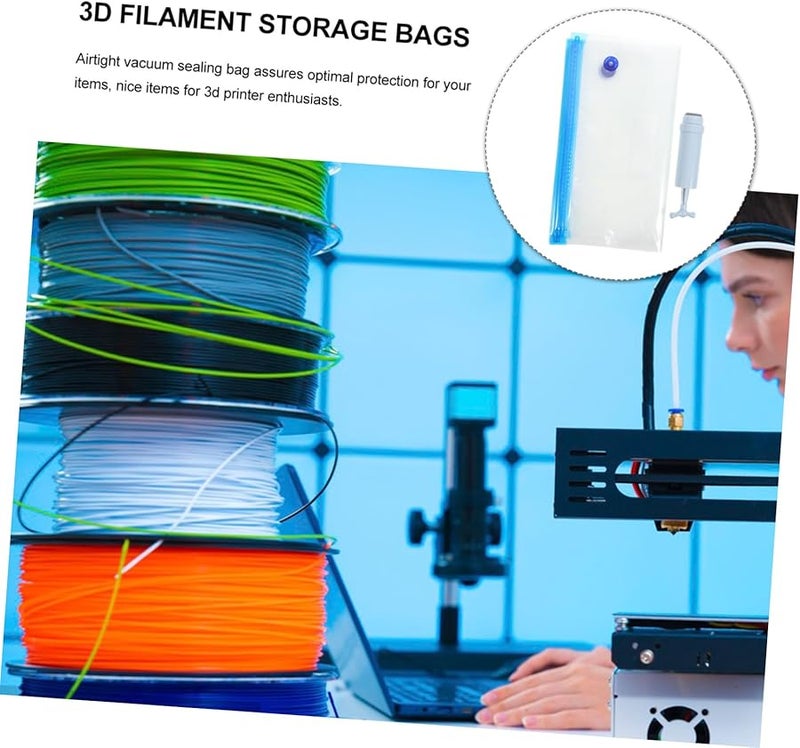 Vacuum Storage Bags 30x34cm with Hand Pump for 3D Printer Filament Humidity Control - Image 5