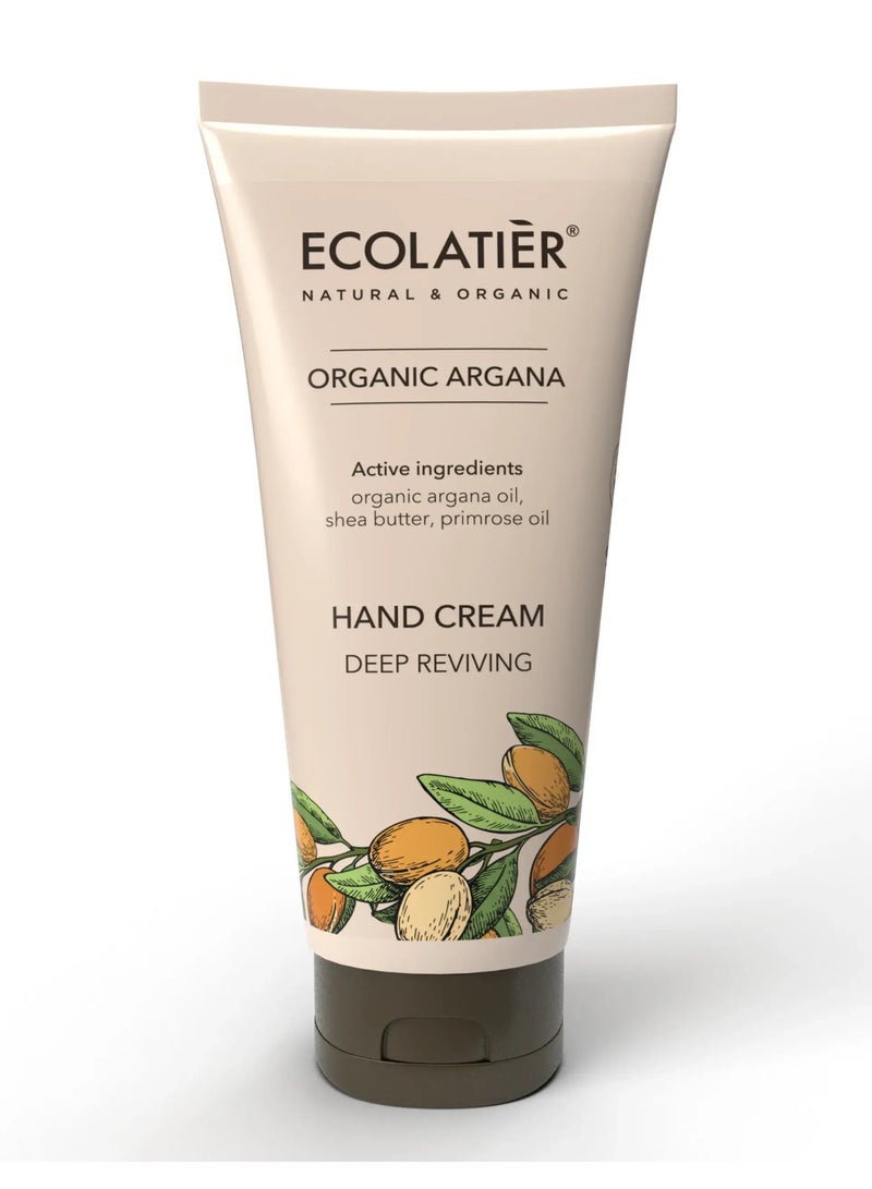 Ecolatier Deep Reviving Hand Cream with Organic Argan 100ml - Image 1