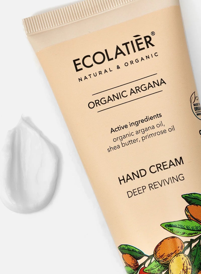 Ecolatier Deep Reviving Hand Cream with Organic Argan 100ml - Image 2