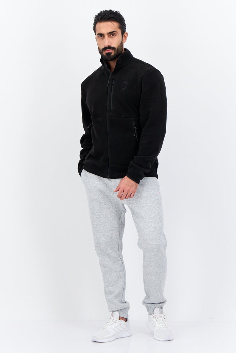 PUMA Men Sportswear Fit Full Zip Outdoor Sweatshirts, Black - Image 4