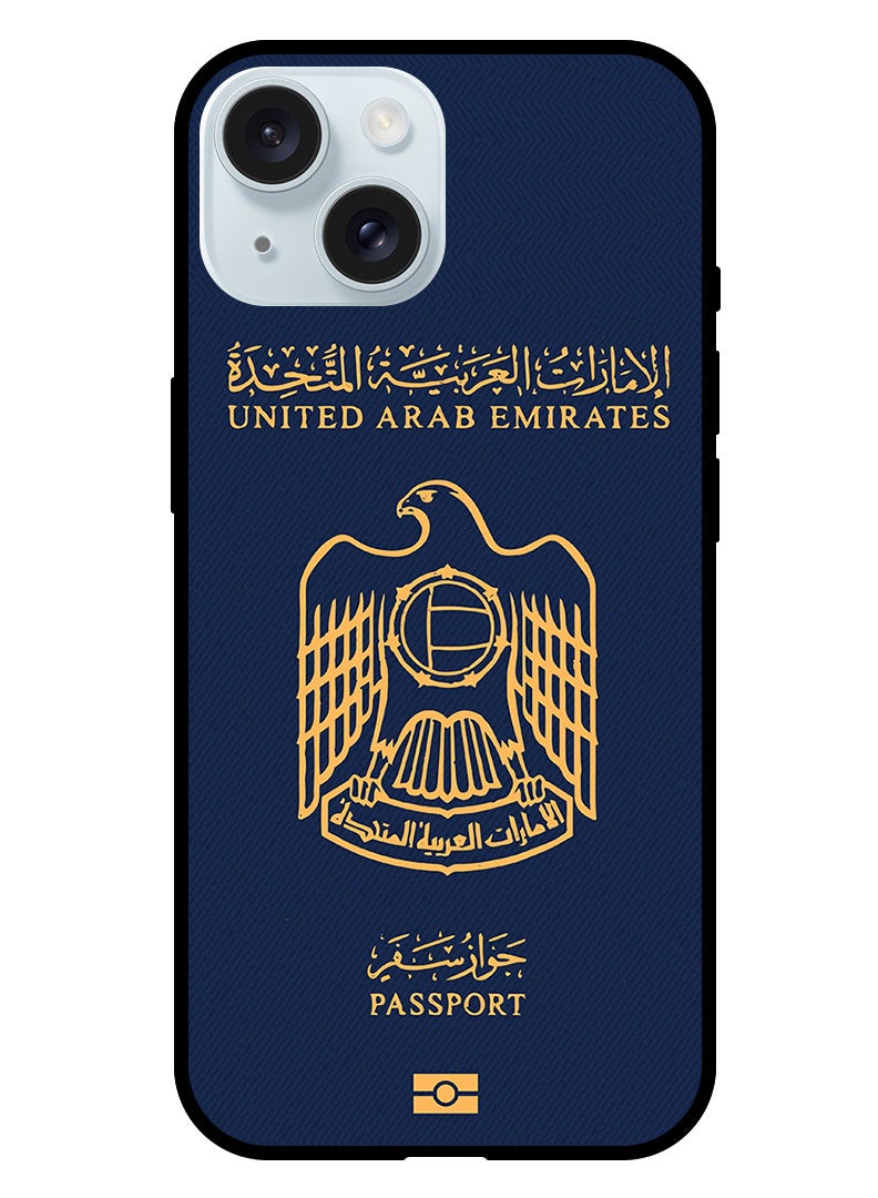 Theodor Protective Case Anti Scratch Shock Proof Bumper Cover For iPhone 15 UAE Passport 2 - Image 1