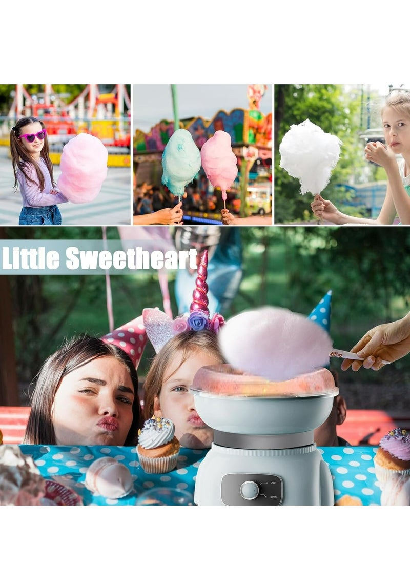 Cotton Candy Machine for Kids Cotton Candy Maker for Home for  Birthday Gifts (Blue)