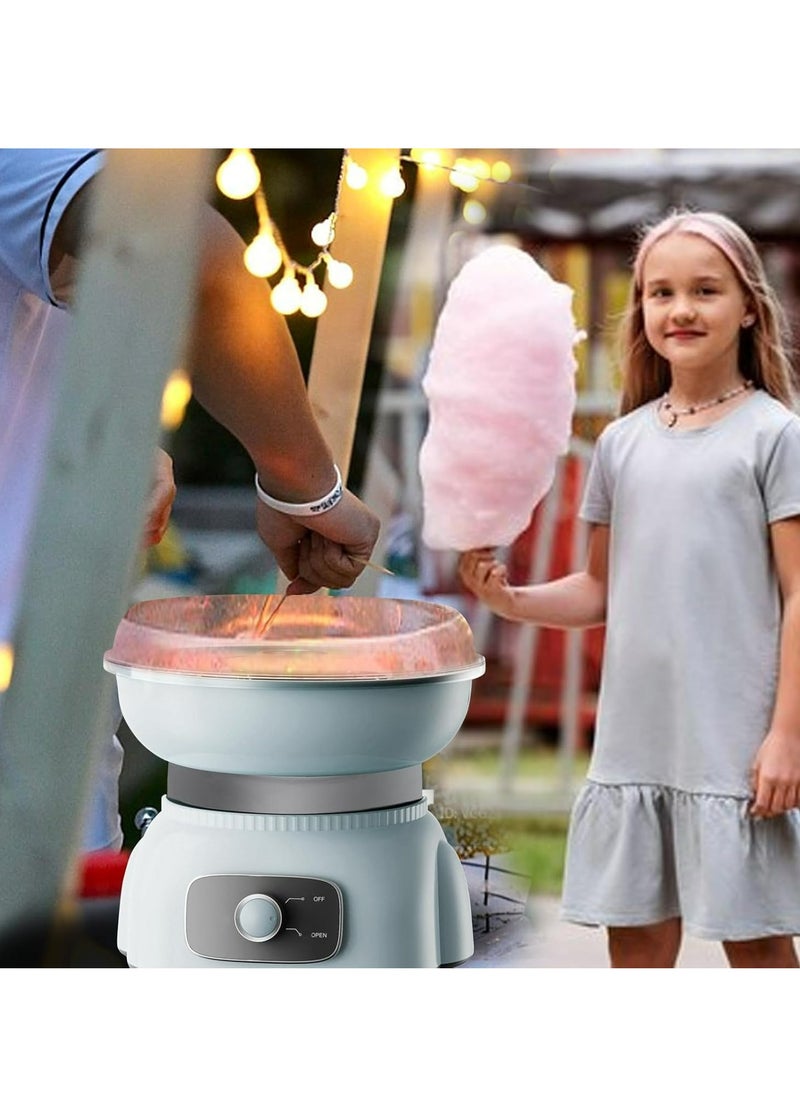 Cotton Candy Machine for Kids Cotton Candy Maker for Home for  Birthday Gifts (Blue)