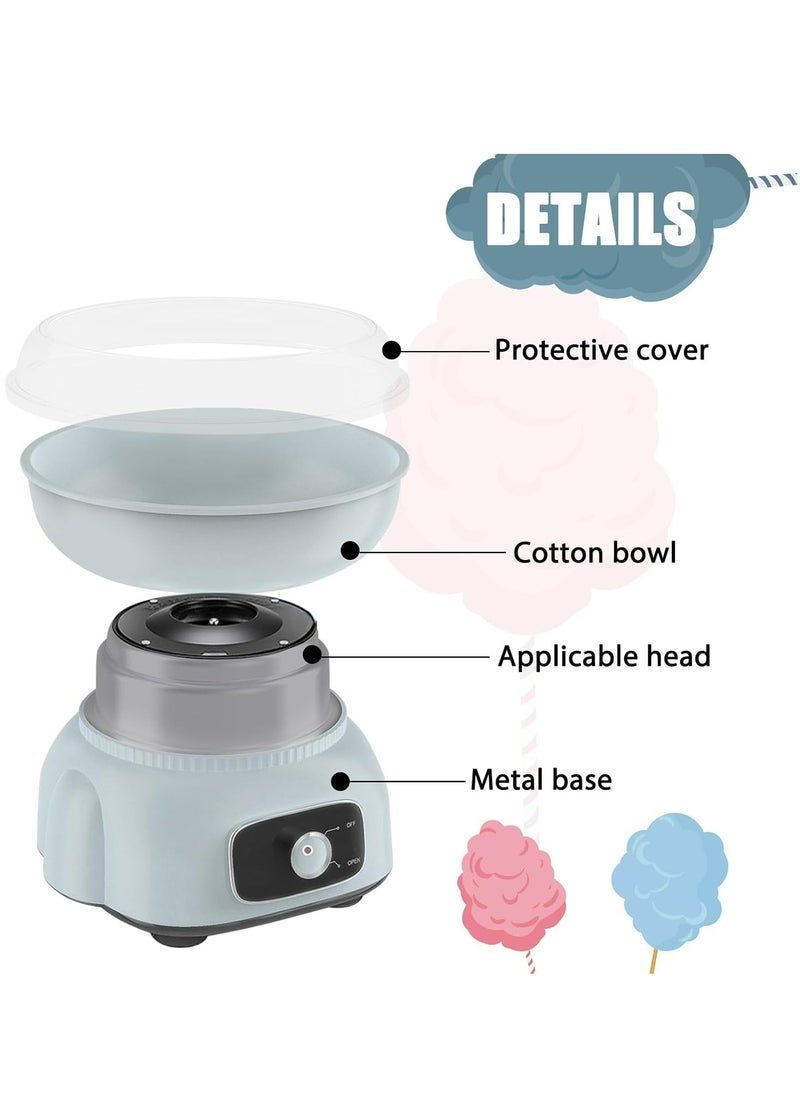 Cotton Candy Machine for Kids Cotton Candy Maker for Home for  Birthday Gifts (Blue)