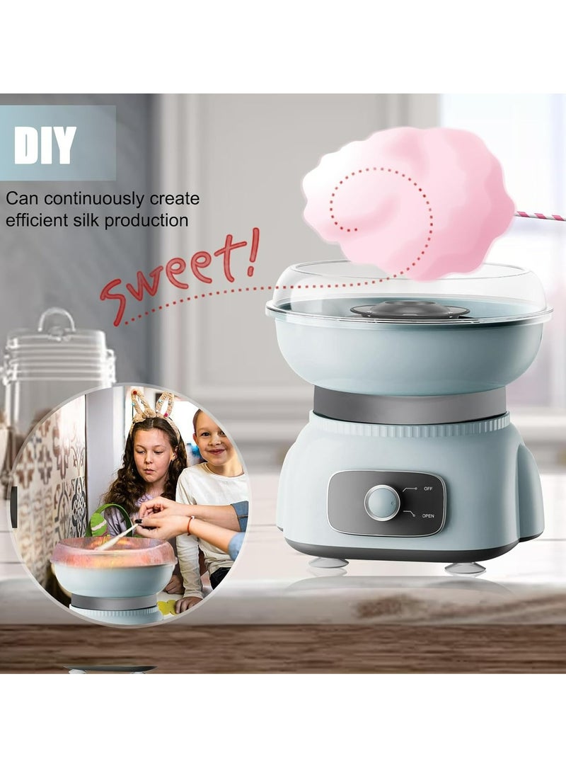 Cotton Candy Machine for Kids Cotton Candy Maker for Home for  Birthday Gifts (Blue)