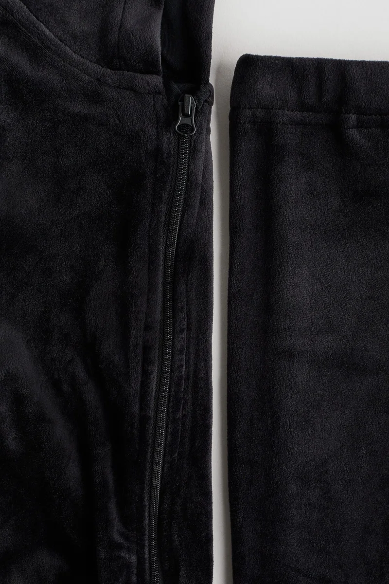 H&M 2-piece velour set