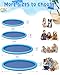 YSJILIDE Splash Pad for Kids and Dog YSJILIDE NonSlip Large Sprinkler Splash Play Mat 102 Sprinkler Pool for Outside Backyard Dog Pool - Image 4