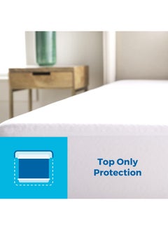LINENSPA Waterproof Smooth Top Premium King Mattress Protector  Breathable And Hypoallergenic Covers White  - Image 4