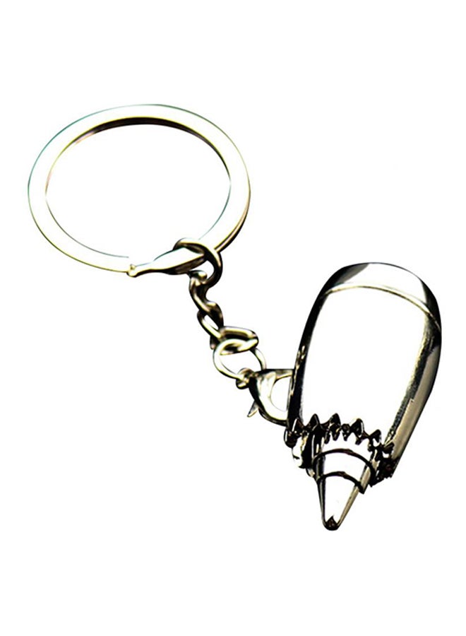 Airplane Engine Shape Hanging Pendant Car Keychain