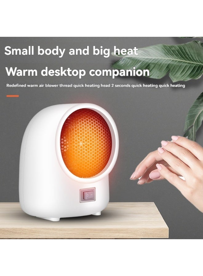 إم مياويان مدفأة كهربائية محمولة سريعة التسخين في ثانيتين - مدفأة موفرة للطاقة وهادئة ومزودة بمنظم حرارة مناسبة للاستخدام المنزلي والمكتبي وعلى المكتب. - Image 3