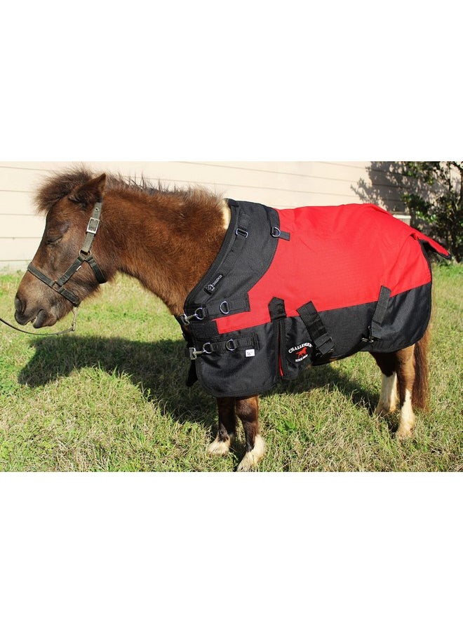 Challenger - CHALLENGER 50" 1200D Foal Turnout Waterproof Fleece Lined Medium Winter Blanket 519LG09 - Image 1