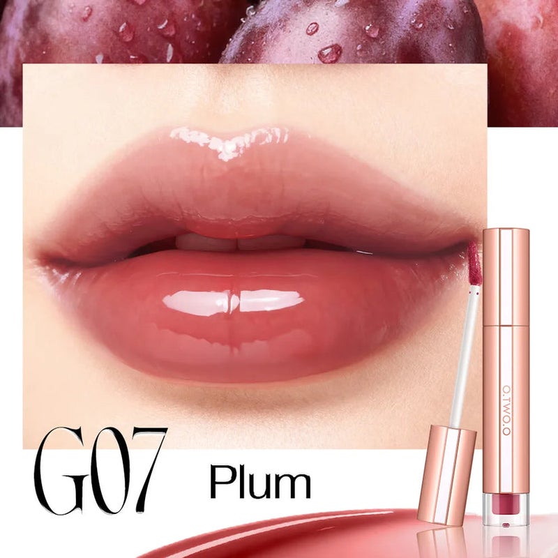O.TWO.O Glossy Watery Lasting Gloss Lip Tint - G07/Plum  2G - Image 1