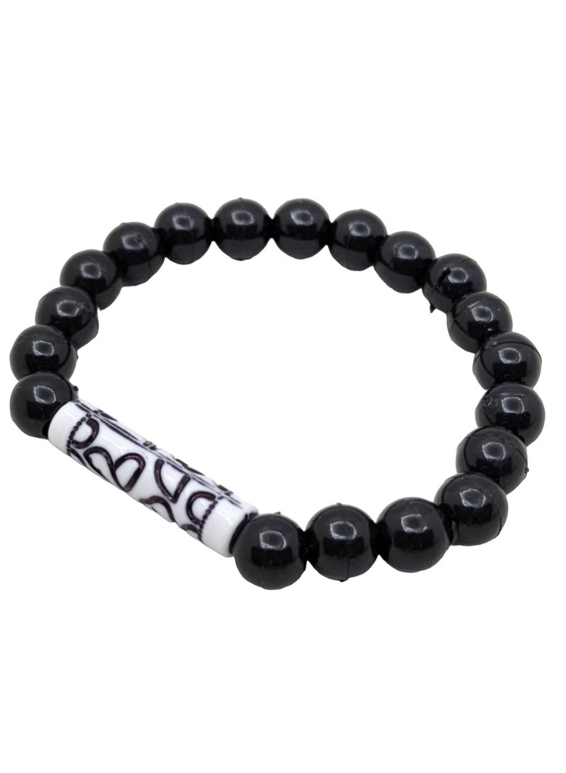 Handmade Bracelet Accessories With Amazing Design - Black/White  - Image 1
