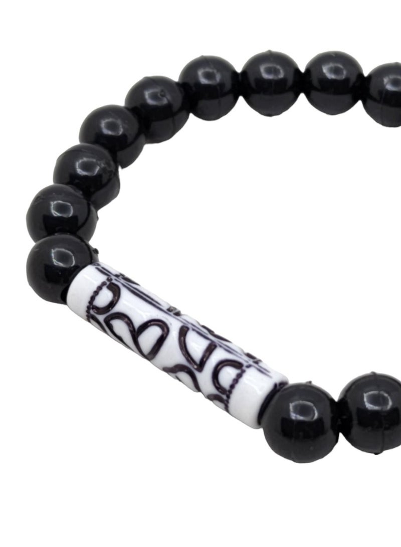 Handmade Bracelet Accessories With Amazing Design - Black/White  - Image 2