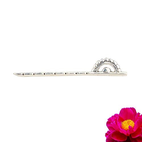 DHRUVS COLLECTION 999 Silver Designer Bansuri - Flute for Ladu Gopal Ji, Bal Krishna, for Home, Pooja, Janmashtami, Temple Decoration & Gifting Purpose (White, 2 Grams) - Image 3
