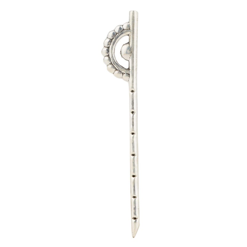 DHRUVS COLLECTION 999 Silver Designer Bansuri - Flute for Ladu Gopal Ji, Bal Krishna, for Home, Pooja, Janmashtami, Temple Decoration & Gifting Purpose (White, 2 Grams) - Image 4