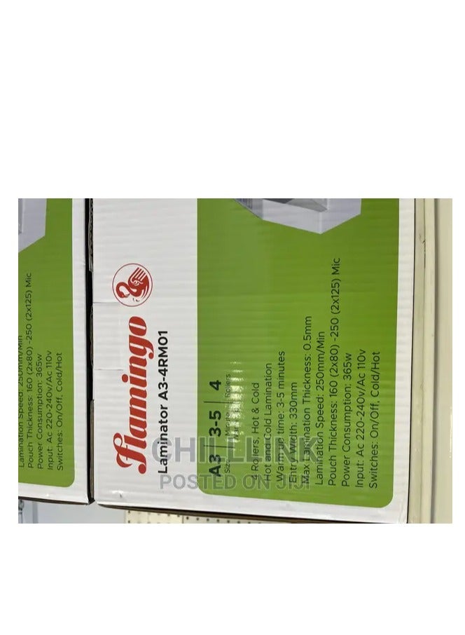 Flamingo Lamination Machine- A3 & A4 size (A3)BOTH USES - Image 3