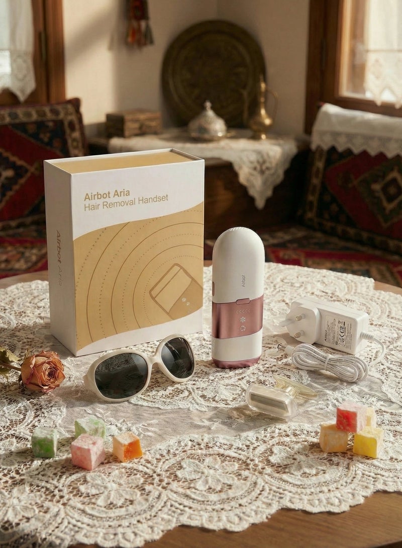 Airbot Aria Opal Laser Hair Removal Device IPL Ice Cooling Technology Hair Removal Handset Hair Removal Machine RoseGold - Image 2