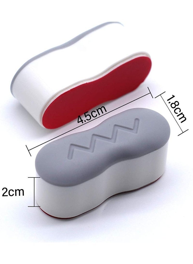 Y&D - Toilet Seat Bumpers Buffers Replacement Kit, 8 Pcs White Push in Buffer Set Pads Self-Adhesive for Home, Hotel, School - Image 1
