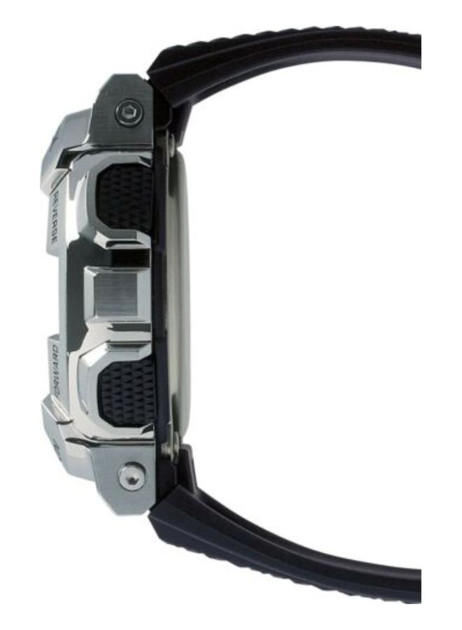 CASIO ساعة جي شوك للرجال التناظرية والرقمية بحزام من الراتنج الأسود GM110-1A - Image 3