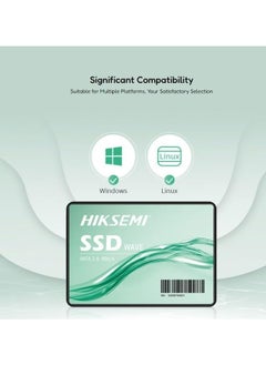 Hikvision HIKSEMI WAVE(S) SATA SSD Solid State Drive 2.5 Inch Sata3-1024GB Up to 550MB/s,Internal Solid State Drive for Desktop Laptop Computer KSA Virsion with 3 years warranty support - pzsku/Z4BB2C423DBFE5A69AEF2Z/45/_/1737031216/695b601e-ece5-497c-b800-3ba04c208c0a